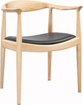 Kennedy Armchair, Mid Century Modern Dining Chair, PU Upholstered Kennedy Chair by BuyFurnitureInForsho