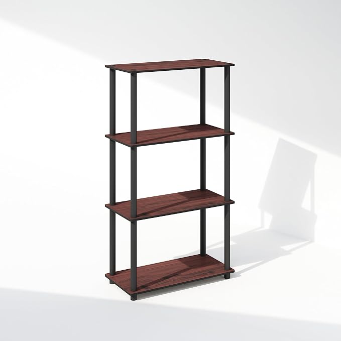 Furinno Turn-N-Tube Book Shelf, 4-Tier Bookshelf, Bookcase - Image 6