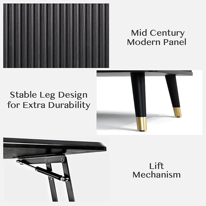 JOINICE Lift Top Coffee Table - Image 4