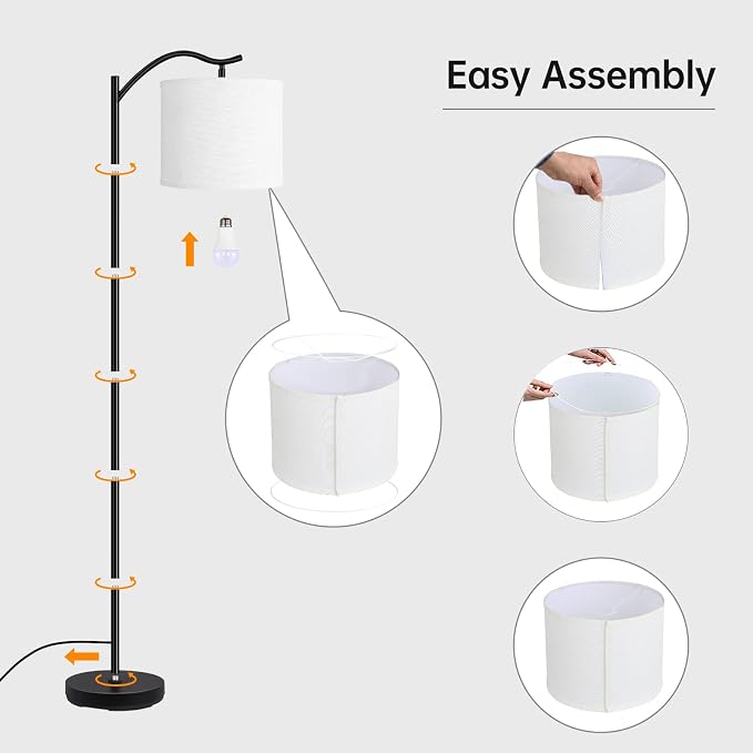 BoostArea Modern LED Arched Floor Lamp - Image 7