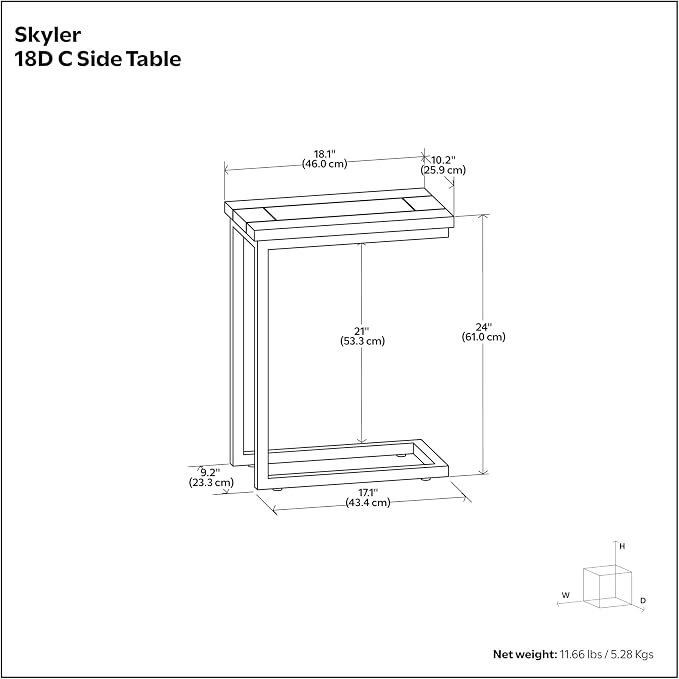 SIMPLIHOME Skyler C-Side Table - Image 13
