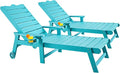 ONBRILL Patio Chaise Lounge Set of 2, Outdoor Lounge Chairs by ONBRILL