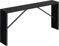 MAHANCRIS Console Table, 62.2" Long Sofa Table Behind Couch, Narrow Entryway by MAHANCRIS