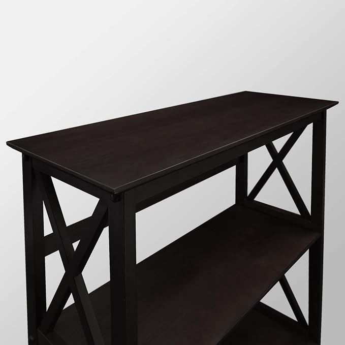 Montego 5-Shelf Bookcase-Black - Image 7