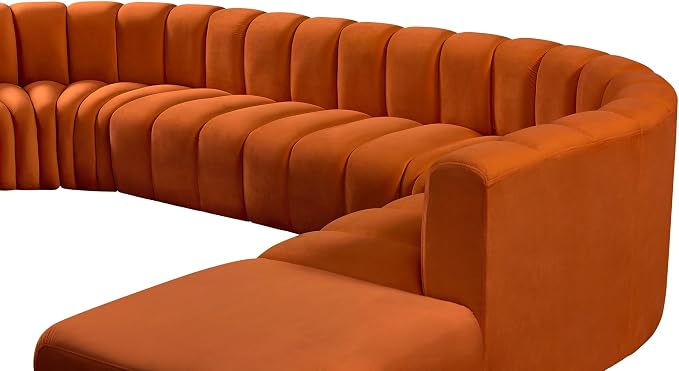 Meridian Furniture 103Cognac-S7A Arc Collection Modern | Contemporary Modular - Image 10