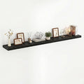 Acovy 72 Inch Floating Shelves, 3D Textured Wood Grain, Wooden Shelves by Acovy
