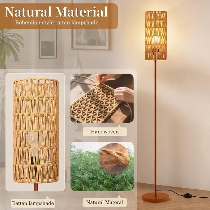 Ruiever Floor Lamp for Living Room, Farmhouse Floor lamp, Modern Standing lamp - Image 7