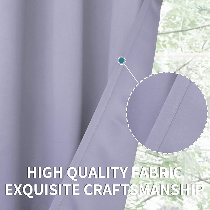BGment Room Darkening Curtains 45 Inches Long - Image 7
