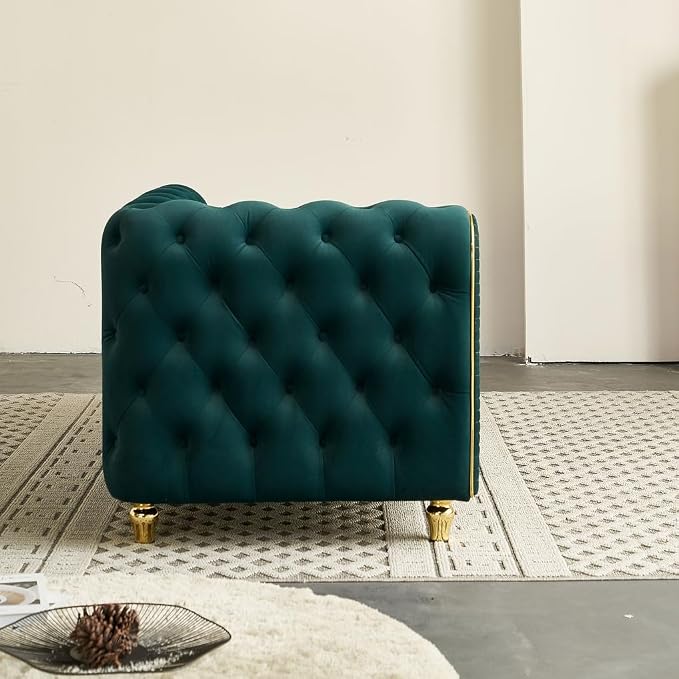 66.9" W Velvet Chaise Lounger - Image 6