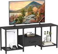 JARHETUN TV Stand with Fabric Drawer by JARHETUN
