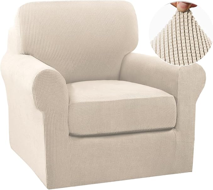 Turquoize 2 Piece Chair Covers Chair Slipcovers by Turquoize