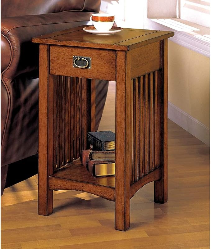 William's Home Furnishing Valencia IV End/Side/Nesting Tables, Antique Oak by TUPTHEURBANPORT
