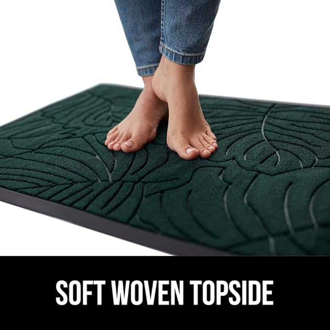 GORILLA GRIP 100% Waterproof All-Season WeatherMAX Doormat 35x23, US Designed - Image 7