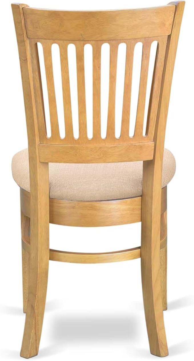 East West Furniture ANVA5-OAK-C 5 Piece Dining Room Furniture Set Includes a - Image 11