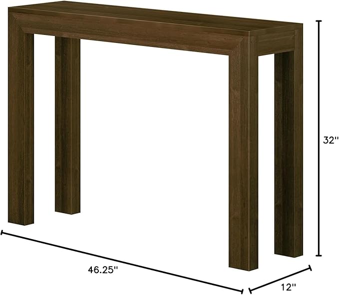 Plank+Beam Modern 46 Inch Console Table, Solid Pine Wood Entryway Table - Image 2