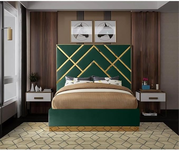 Meridian Furniture VectorGreen-Q Vector Collection Modern | Contemporary Velvet - Image 5