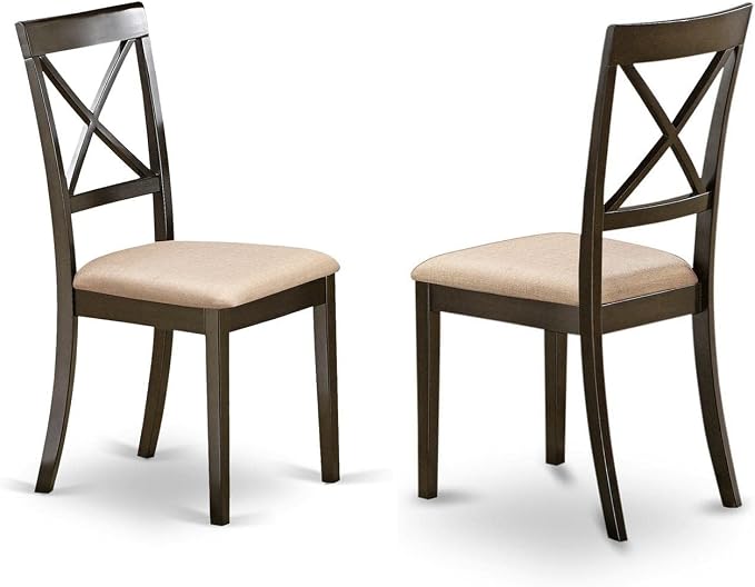 East West Furniture BOC-CAP-C Boston Kitchen Dining Chairs by EastWestFurniture