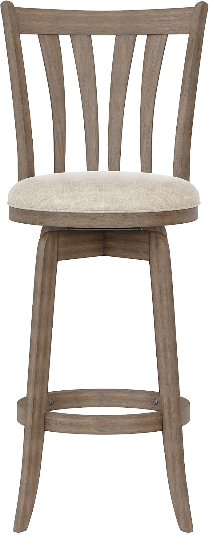 Hillsdale 29.5" Savana Wood Swival Bar Height Stool - Image 5