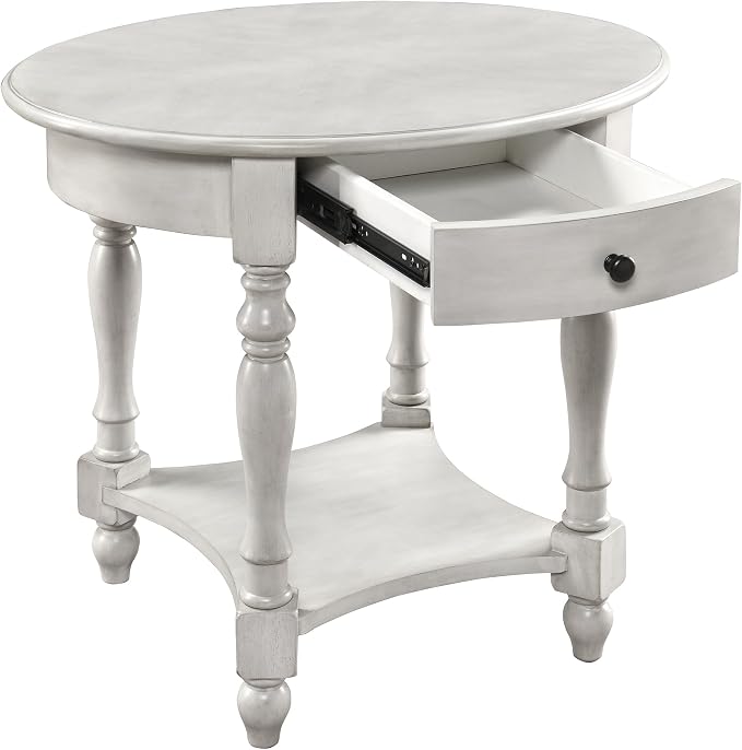 LEEMTORIG Oval Round End Table by LEEMTORIG