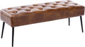DUHOME Button-Tufted Ottoman Bench, Upholstered Bedroom Benches Leather by DuhomeElegantLifestyle