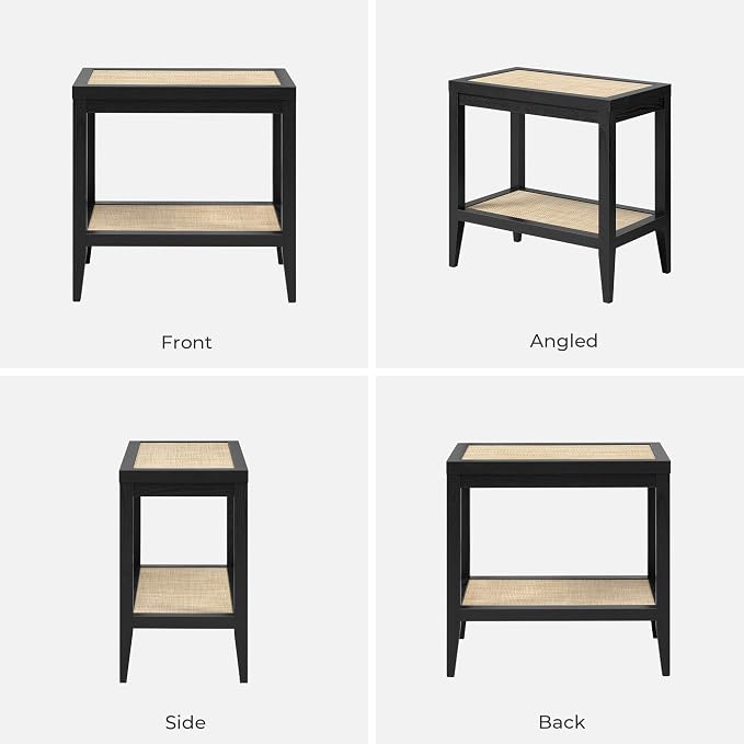 SICOTAS Rattan Nightstands Set of 2 - Image 9