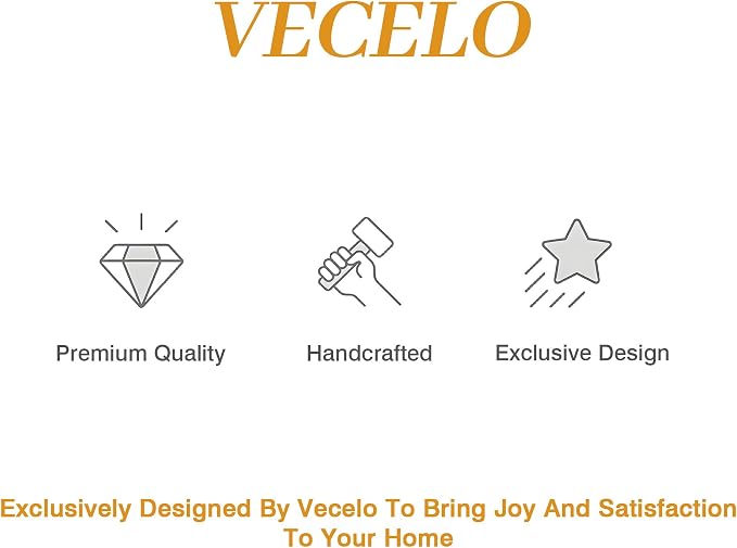 VECELO Modern Side Table, Round Small End Table, Exclusively Designed - Image 9
