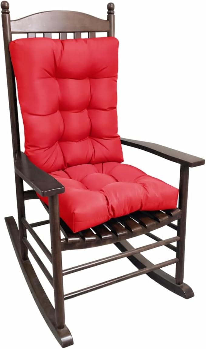 Chair Cushion Set for Rocking Chair, Rocking Chair Cushion, Overstuffed Seat by Unknown