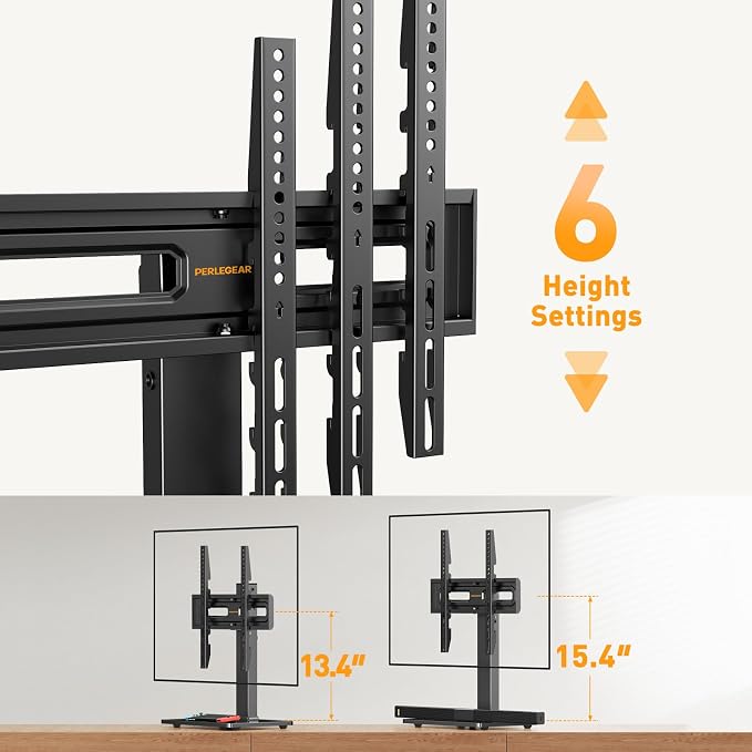 Perlegear Universal Swivel TV Stand - Image 4