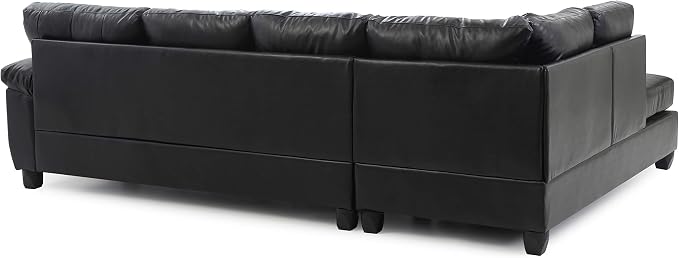 Eco-Friendly Black Sectional Couch - Image 6