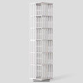 YOWOS Rotating Bookshelf Tower, 360° Display Spinning Bookcase, Bamboo by YOWOS