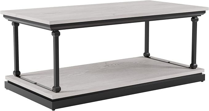 24/7 Shop at Home Ambridge Transitional Multi-Storage Wood 3-Piece Coffee Table - Image 6