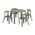 ECR4Kids Bentwood Table and Curved Back Chair Set, Kids Furniture by ECR4Kids