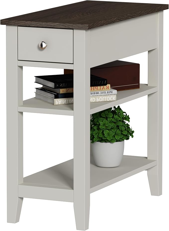 ChooChoo Side Table Living Room, Narrow End Table - Image 5