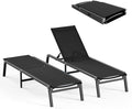 Patio Chaise Lounge Chair, Foldable Lounge Chair by CIOKEA