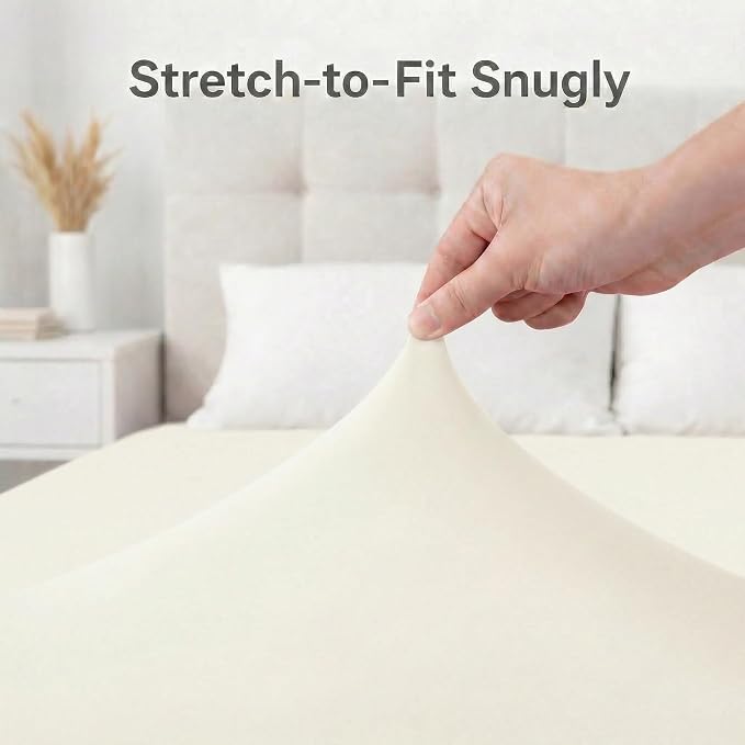 Stretchy Cot Fitted Sheet 25" x 75" - Image 2