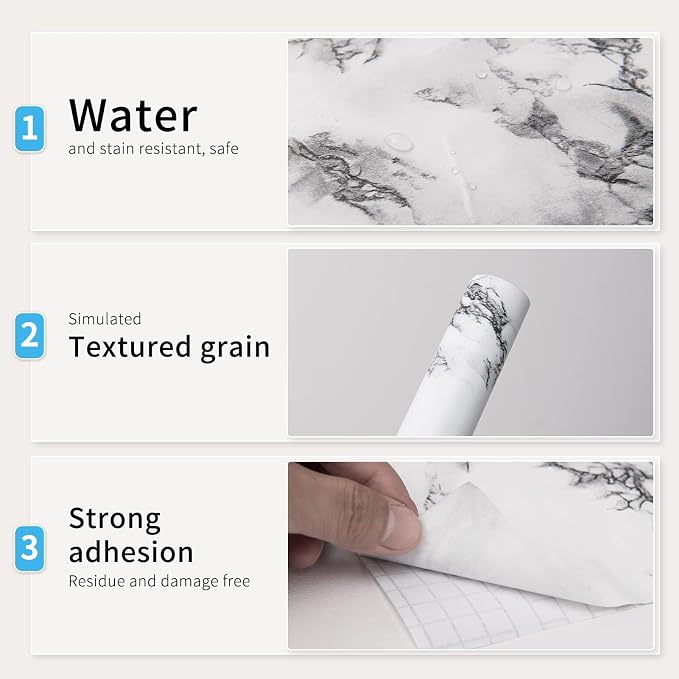 Art3d Self-Adhesive Contact Paper Countertops - Image 2