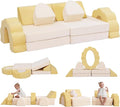 LOAOL Kids Couch 10PCS, Modular Kids Play Couch, Imaginative Convertible Play by LOAOL