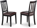 East West Furniture ANC-BLK-LC Antique Dining Room Chairs by EastWestFurniture