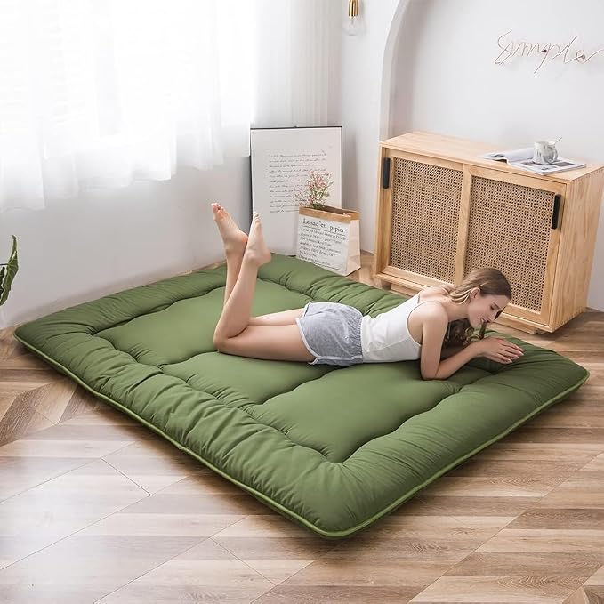 MAXYOYO Japanese Futon Mattress Twin Size Floor Mattress, Thicken Tatami Mat - Image 8