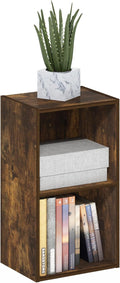Furinno PASIR Book Shelf, 2-Tier Modern Bookshelf, Open Shelves Bookcase 9 x 12 by Furinno-FitsYourSpaceFitsYourBudget
