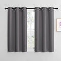 NICETOWN Grey Blackout Cafe Curtain Panels by NICETOWN