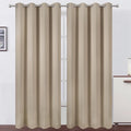 LEMOMO Khaki Thermal Blackout Curtains/52 x 95 Inch/Set of 2 Panels Room by Lemomo