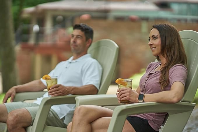 Semco Rockaway Heavy Duty All-Weather Outdoor Rocking Chair Plastics - Image 2