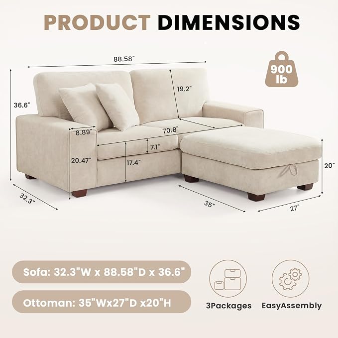 DOPEDIO L-Shaped Sectional Sofa - Image 2