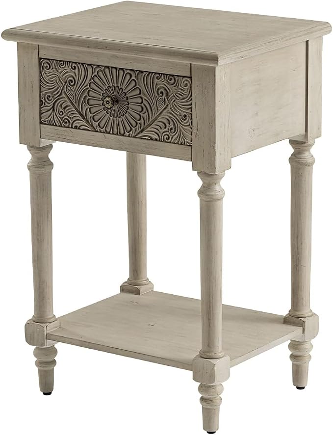HOMPUS Fully Assembled Farmhouse Nightstand - Image 9