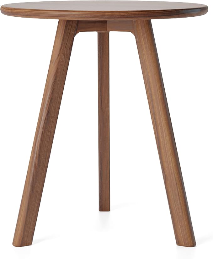 Scandinavian Walnut End Table by RAICO