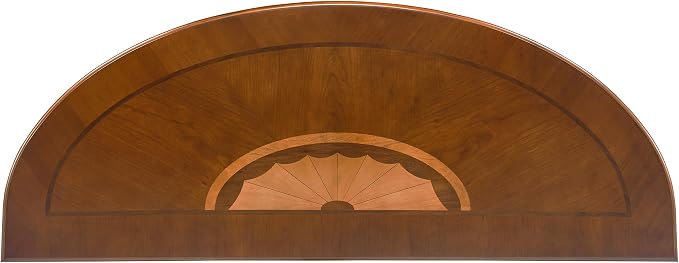 Solid Wood Semi-Circle Console Table - Image 3