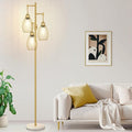 Dimmable Floor Lamp, 3x800LM LED Bulbs Included, Farmhouse Industrial Floor by Nintiue
