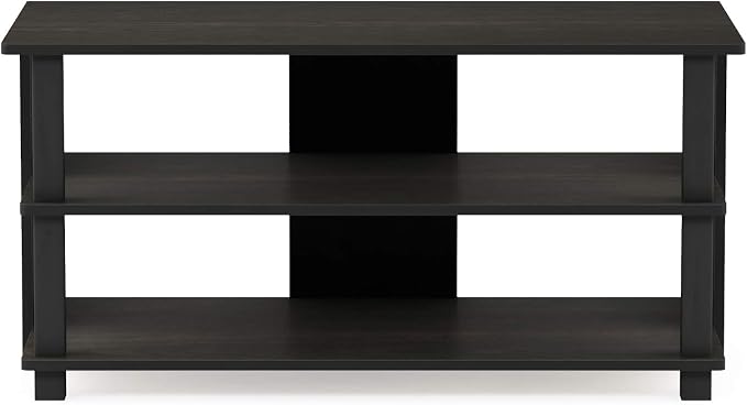 Furinno Sully 3-Tier Stand for TV up to 40, Espresso/Black - Image 4
