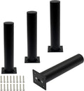 4 Pack Adjustable Furniture Legs Round 1.5" Dia Thickened Aluminum Alloy Sofa by Kyuionty